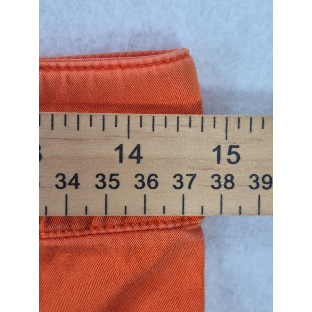 Nike Golf Women's Orange Belted Shorts Size XS Cotton Stretch
